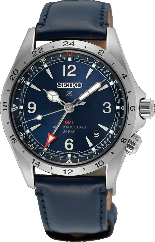 Dit is een herenhorloge van het merk Seiko. Het is een analoog horloge gemaakt van staal. De diameter van de kast is 39.5 mm en de kast is 13.6 mm dik.
De verdere specificaties van het horloge zijn als volgt:
Kastvorm: rond
Kastkleur: zilverkleurig
Kastmateriaal: staal
Bandbreedte: 20 mm
Bandlengte: 259.5 mm
Sluiting: vouwsluiting met drukker
Wijzerplaatkleur: blauw
Glassoort: saffier glas
Waterdichtheid: 20 ATM
Techniek: automaat
