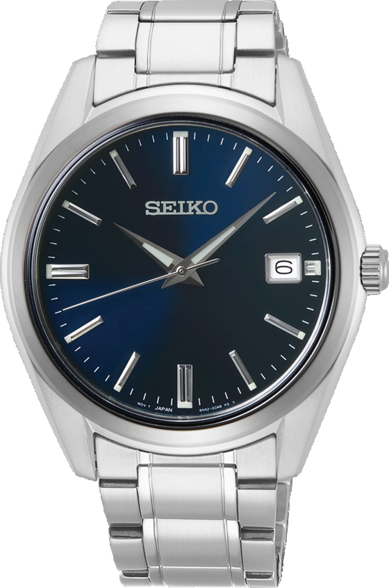 Dit herenhorloge is van het merk Seiko. Het is een analoog horloge gemaakt van leer. De diameter van de kast is 39 mm en de kast is 8 mm dik.
De verdere specificaties van het horloge zijn als volgt:
Glassoort: saffier glas
Bandbreedte: 20
Kastmateriaal: staal
Waterdichtheid: 5 ATM
Techniek: quartz