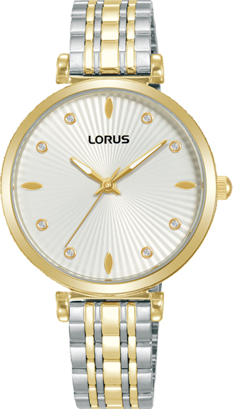 Dit is een dameshorloge van het merk Lorus. Het is een analoog horloge gemaakt van staal. De diameter van de kast is 32 mm en de kast is 8 mm dik.
De verdere specificaties van het horloge zijn als volgt:
Kastvorm: rond
Kastkleur: goudkleurig
Kastmateriaal: staal
Bandbreedte: 12 mm
Bandlengte: 232 mm
Sluiting: vouwsluiting met drukker
Wijzerplaatkleur: wit
Glassoort: hardlex mineraal glas
Waterdichtheid: 5 ATM
Techniek: quartz