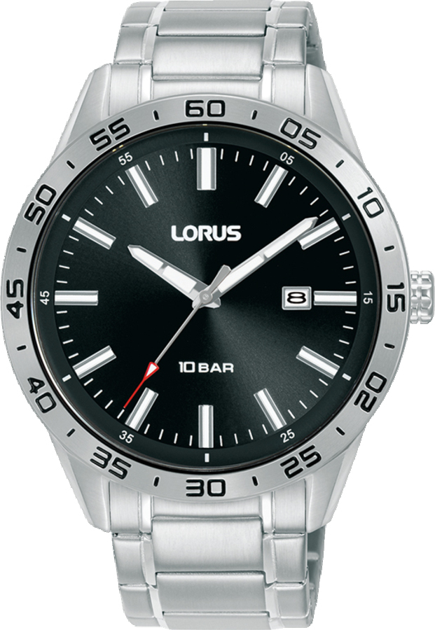Dit is een herenhorloge van het merk Lorus. Het is een analoog horloge gemaakt van staal. De diameter van de kast is 42 mm en de kast is 11 mm dik.
De verdere specificaties van het horloge zijn als volgt:
Kastvorm: rond
Kastkleur: zilverkleurig
Kastmateriaal: staal
Bandbreedte: 20 mm
Bandlengte: 252 mm
Sluiting: vouwsluiting met drukker
Wijzerplaatkleur: zwart
Glassoort: hardlex mineraal glas
Waterdichtheid: 10 ATM
Techniek: quartz
