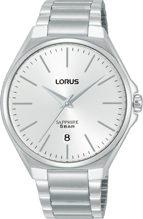 Dit is een herenhorloge van het merk Lorus. Het is een analoog horloge gemaakt van staal. De diameter van de kast is 40 mm en de kast is 8 mm dik.
De verdere specificaties van het horloge zijn als volgt:
Kastvorm: rond
Kastkleur: zilverkleurig
Kastmateriaal: staal
Bandbreedte: 18 mm
Bandlengte: 255 mm
Sluiting: vouwsluiting met drukker
Wijzerplaatkleur: wit
Glassoort: saffier glas
Waterdichtheid: 5 ATM
Techniek: quartz