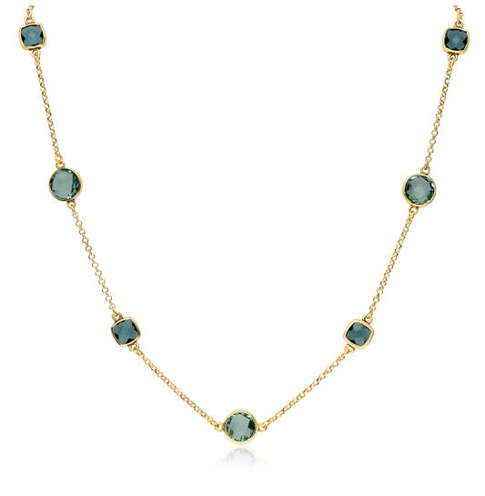 De Collier Jasseron Zilver verguld Topaas is een prachtige ketting van zilver, verguld met topaas. De ketting combineert elegantie en stijl, perfect voor zowel formele als informele gelegenheden. Draag het als een opvallend stuk bij een simpele outfit om een verfijnde uitstraling te geven. Ideaal als cadeau of voor jezelf.