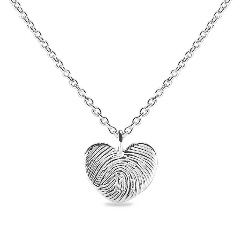 Graveer hangertje, hart, waar bijna elke gewenste gravure op kan. De prijs van de hanger is exclusief het laseren. De hanger is inclusief collier.