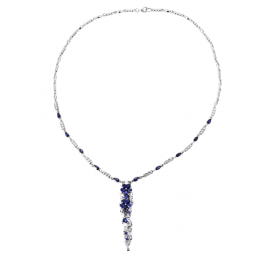 Zilveren MY iMenso ODM Atessa Sapphire zirkonia