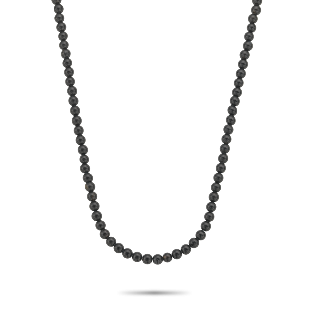 Collier van het merk Rebel & Rose. De armband heeft een hoogwaardige elastische stretch koord, met 6mm van Onyx.
