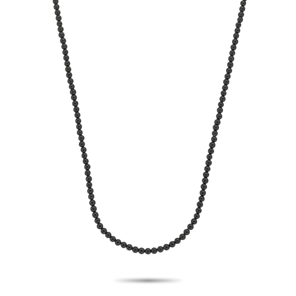 Collier van het merk Rebel & Rose. De armband heeft een hoogwaardige elastische stretch koord, met 4mm van Onyx.