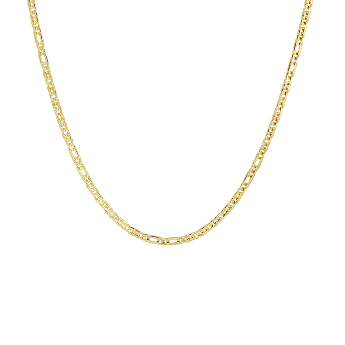 14k Geelgouden valkenoog collier uitgevoerd met een stevige karabijn sluiting. De schakelbreedte is 1.9mm.