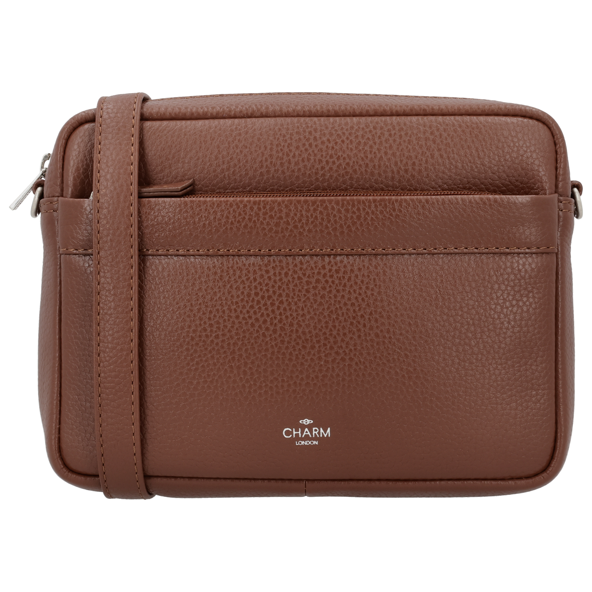 De Charm London Washington Schoudertas is een compacte camerabag met een stijlvolle en moderne uitstraling. Gemaakt van hoogwaardig leer, is deze tas perfect voor dagelijks gebruik of als elegante finishing touch bij je outfit.

Het hoofdvak is overzichtelijk ingedeeld en voorzien van een ritsvak en een telefoonvak aan de binnenkant. Aan zowel de voor- als achterkant van de tas bevindt zich een extra ritsvak – ideaal voor spullen die je snel bij de hand wilt hebben.

Dankzij de verstelbare en afneembare schouderband kun je de tas op verschillende manieren dragen: over de schouder of crossbody, helemaal naar jouw voorkeur.

Kenmerken:


Camerabag gemaakt van hoogwaardig leer
Ritsvak en telefoonvak aan de binnenkant
Ritsvakken aan de voor- en achterkant
Verstelbare en afneembare schouderband