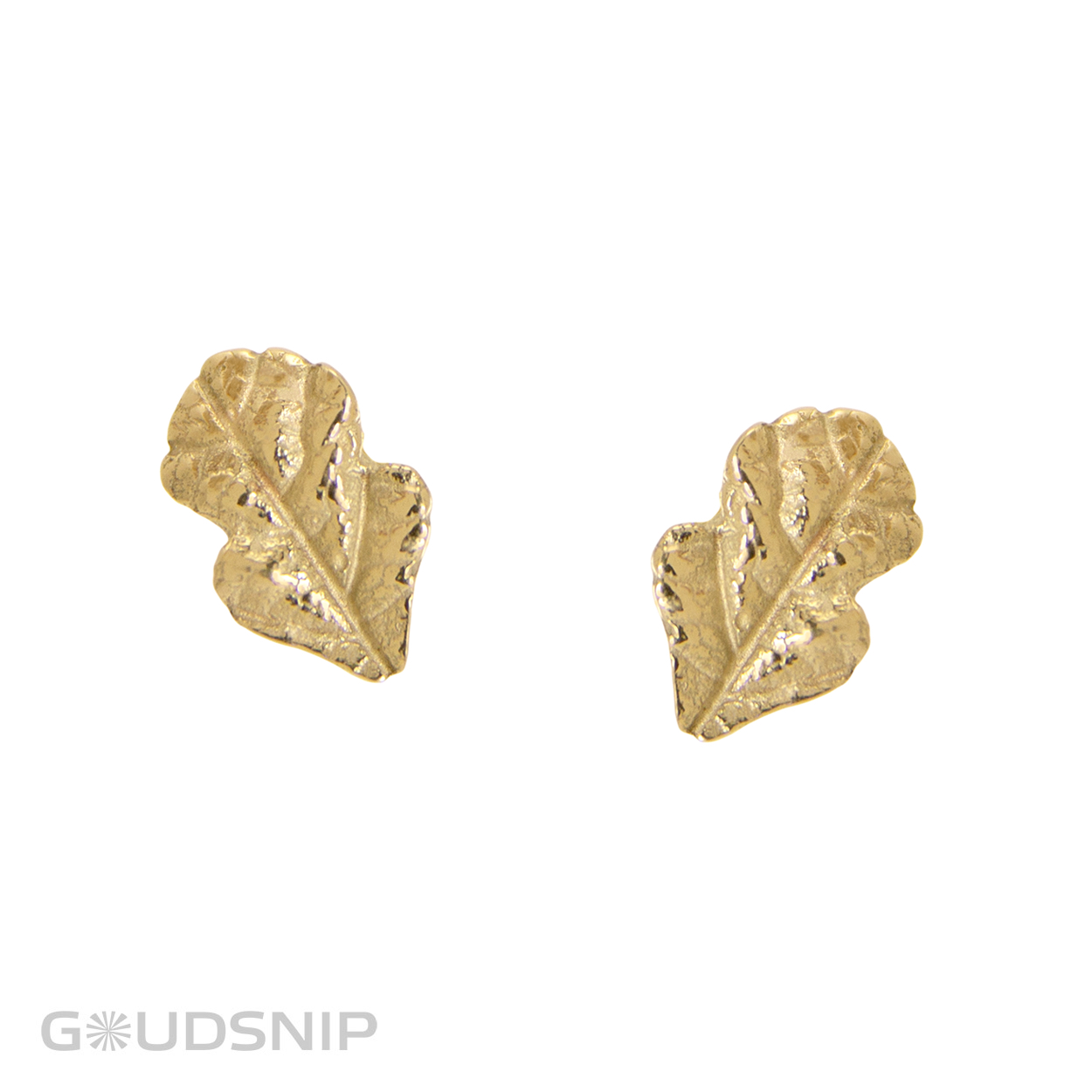 Handmade gouden oorstekers. Deze oorsieraden zijn ontworpen en vervaardigd in ons atelier. 