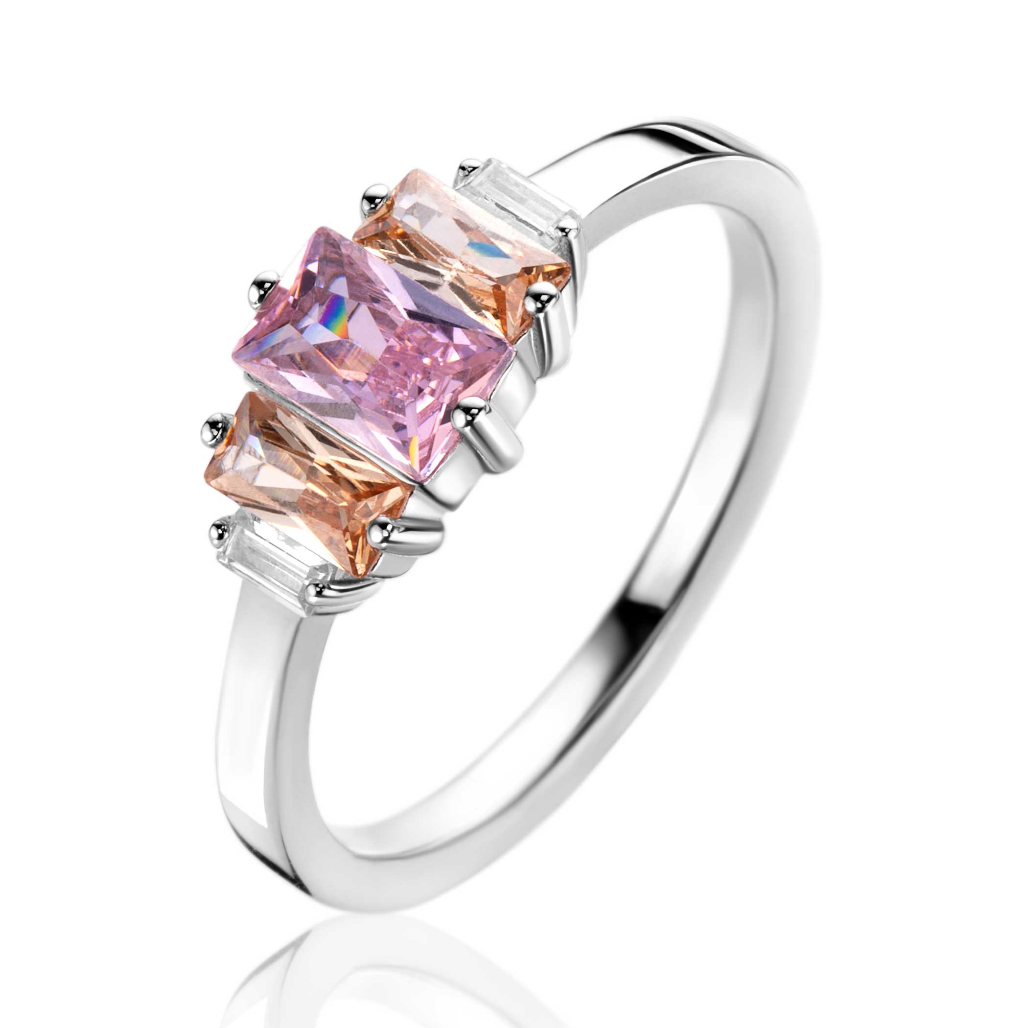 De ZINZI RING met modelnummer is een prachtige zilveren ring met een breedte van 7,5 mm en een opvallende roze kleur. Perfect zonder glans, biedt een subtiele elegantie. Draag deze ring als statement stuk voor dagelijks gebruik of speciale gelegenheden. Combineer met andere zilveren sieraden voor een verfijnde look. Maat: 58.