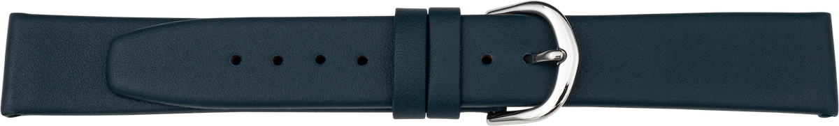 Horlogeband blauw XL 20mm