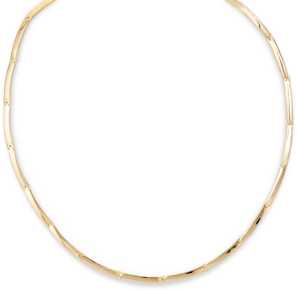 Merk	Monzario
Model	867C
Lengte	45 cm
Breedte	3.3 mm
Afwerking	Glanzend
Schakeltype	Blokjes
Materiaal	Geel goud
Zuiverheid	14 krt.