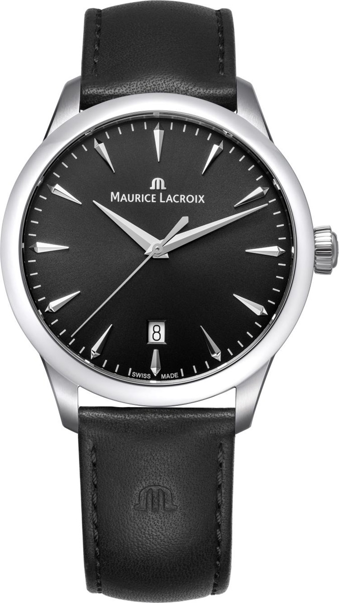 De MAURICE LA CROIX 1975 QUARTZ 39MM (modelnummer 751007-SS001-330-2) is een stijlvolle polshorloge met een roestvrijstalen kast en zwarte band. Het beschikt over een handige datumaanduiding. Draag deze tijdloze klassieker bij zowel formele als casual gelegenheden voor een verfijnde look. Perfect voor dagelijks gebruik of speciale gelegenheden.