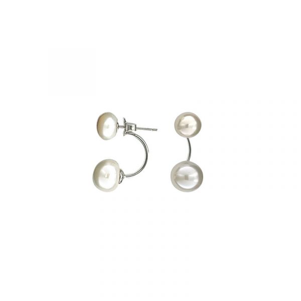 Zilveren oorsteker parels 70540002