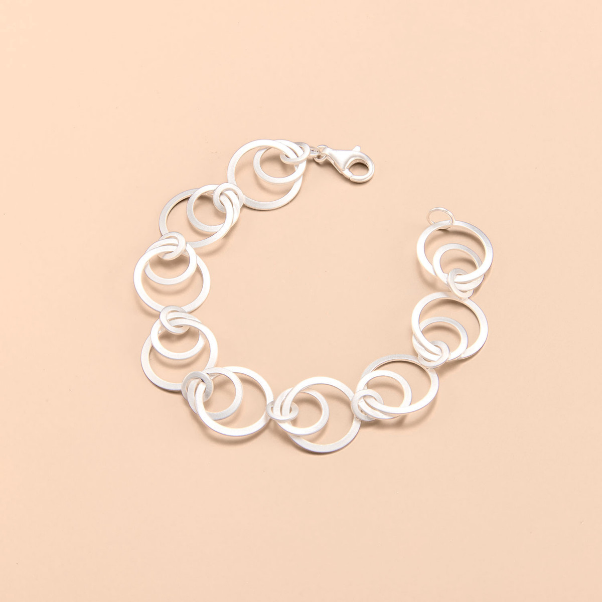 Sterling zilver 925 mat / galvanisch aanslagvrij, lengte: 19 cm