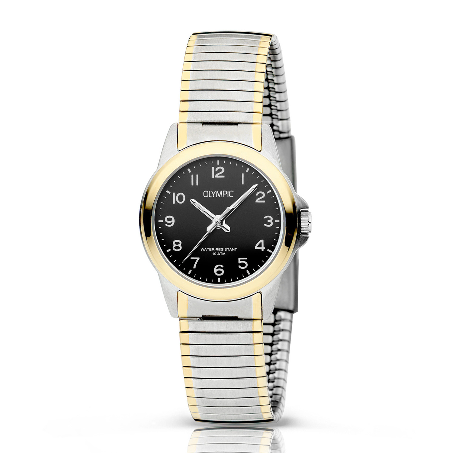 Olympic OL26DSS146B Horloge Dames Zilverkleurig 27mm