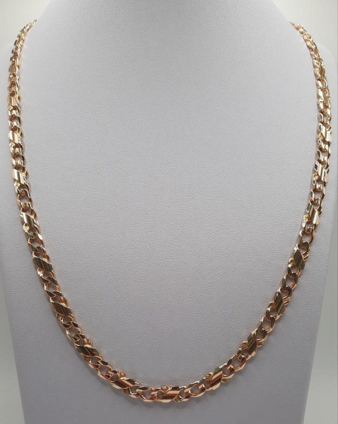 mooi gouden ketting 14kt massief 