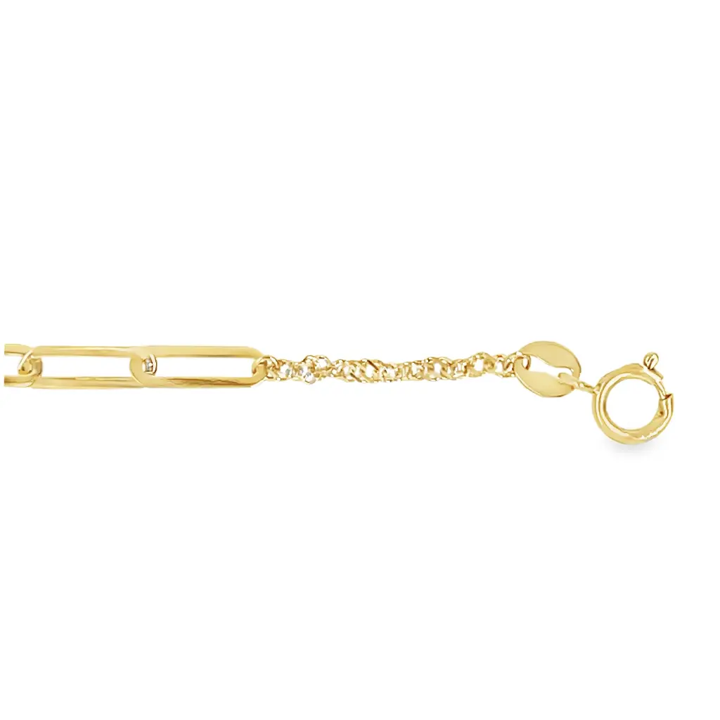 Geelgouden armbnd fantasie signapore