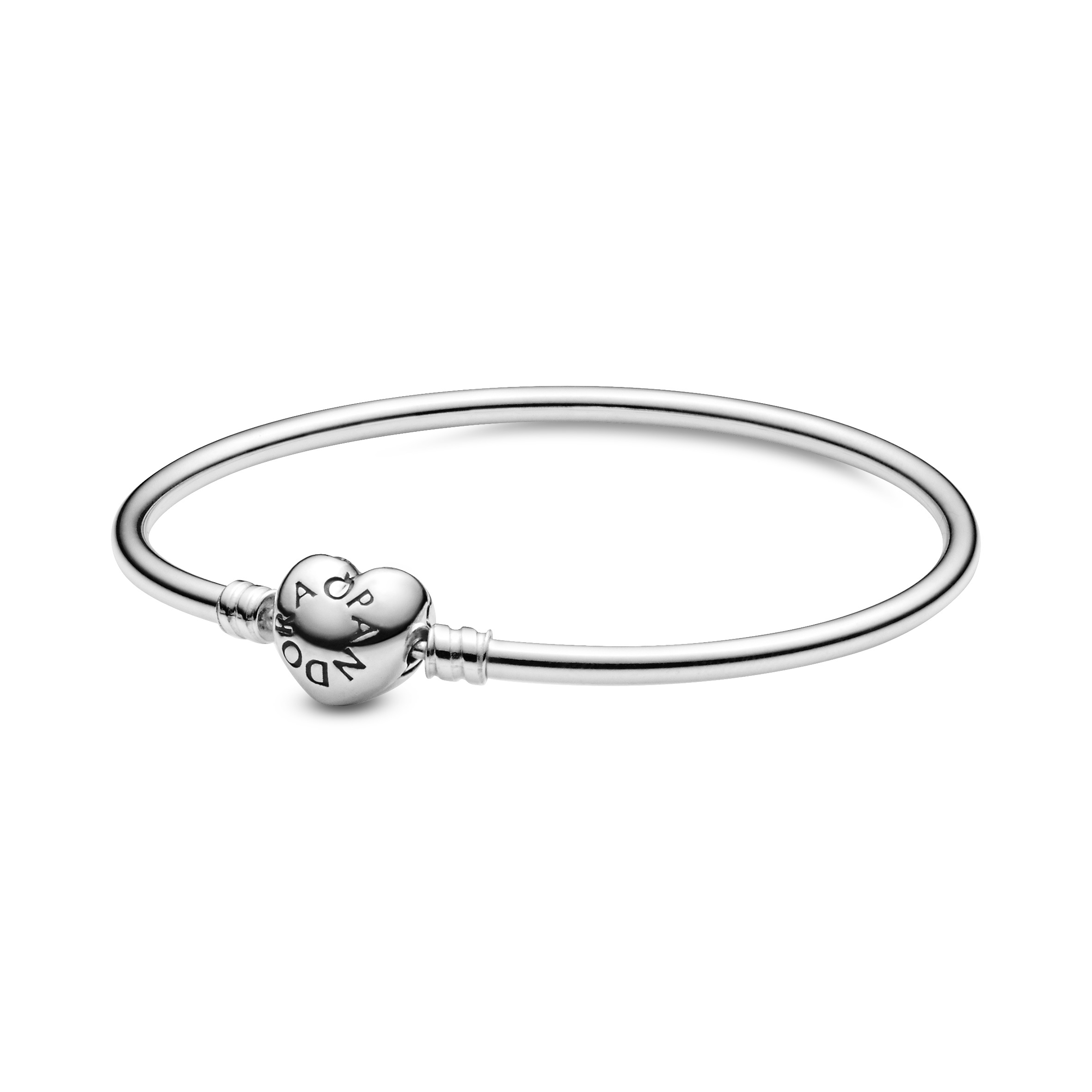 Pandora - Zilveren armband met hartvormig slot - 596268-21