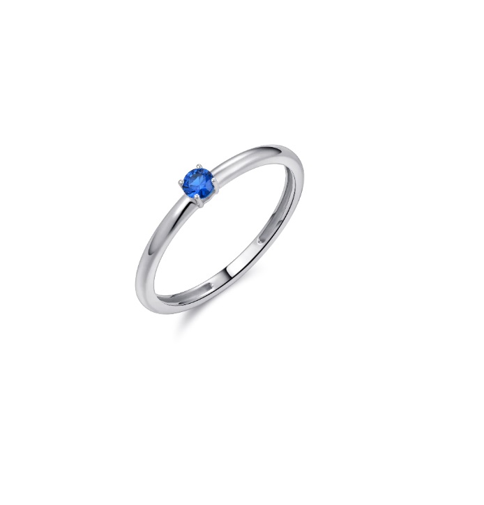 Ring uit de Daily Essentials collectie van Gisser Jewels gemaakt van 14 Karaat Wit Goud. De ringmaat is 56 en de ringbreedte is 2 - 2 mm.