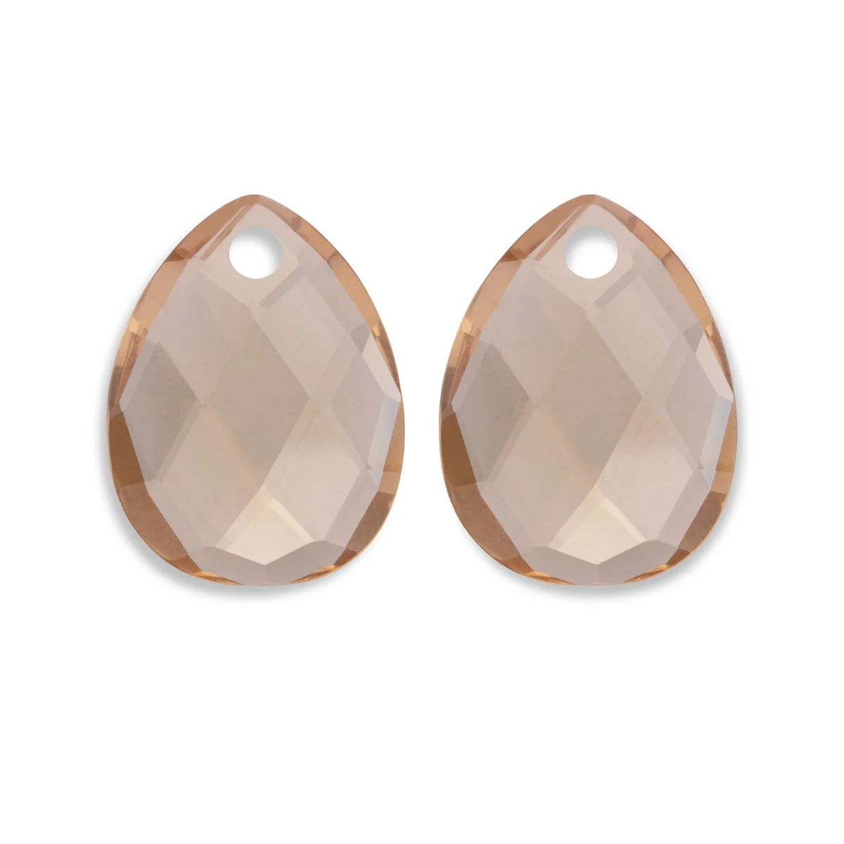 Sparkling Jewels - Earstones Afterglow Light gold Citrine Quartz