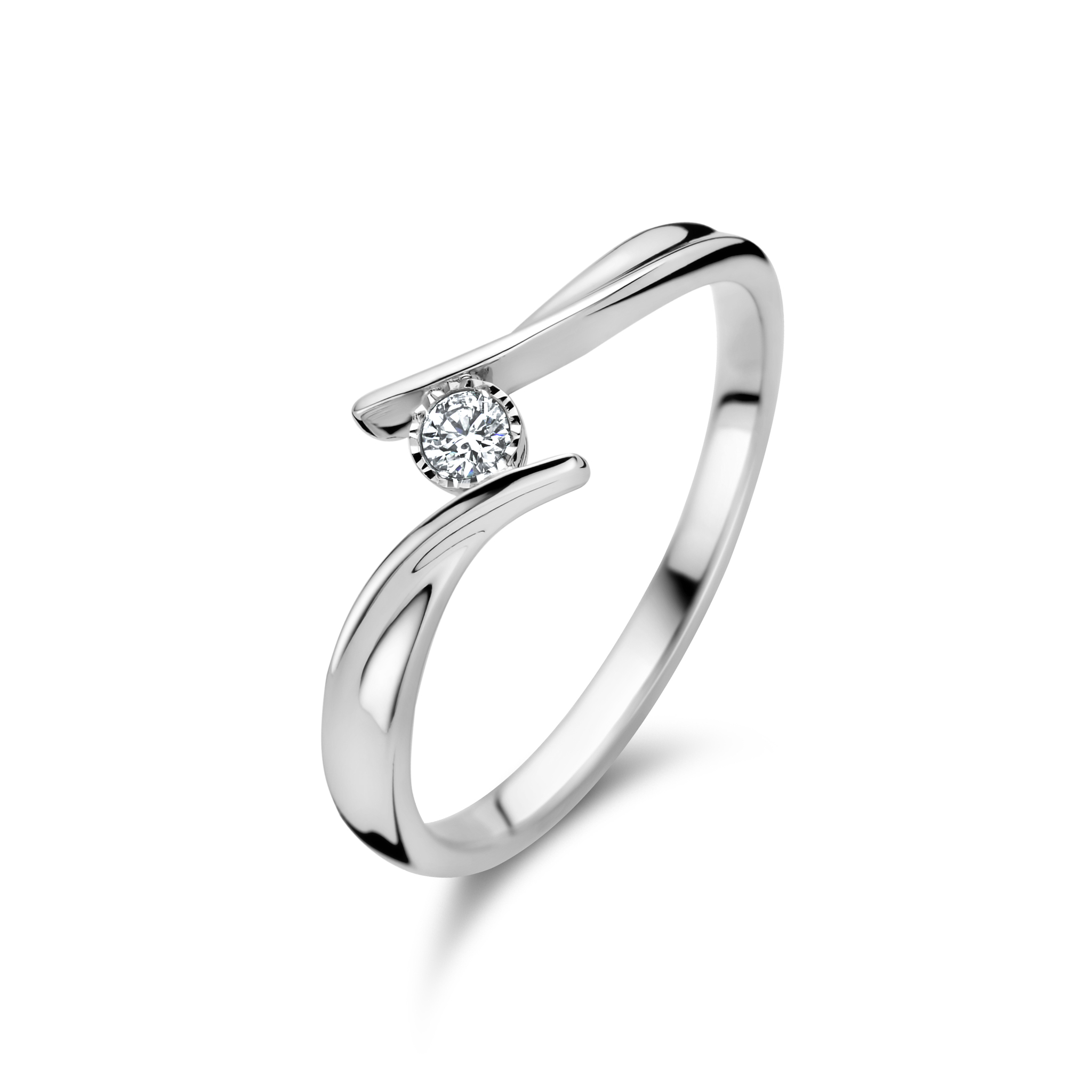 Rosa di Luca 61911354 Zilveren Slagring met 0.06ct