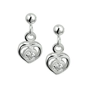 oorhangers hart strass
