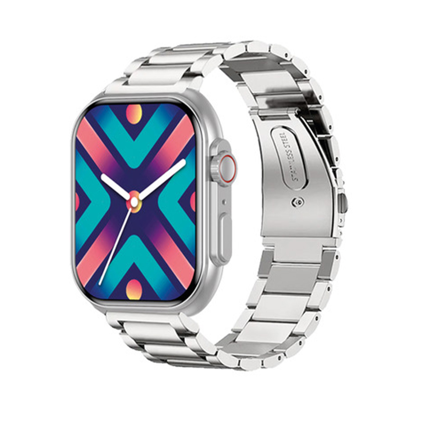 SMARTY2.0 SW068D02 Smartwatch Staal Staal Amoled 49x36mm
Dit Smarty Smartwatch horloge met nr: SW068D02 is een stap in de toekomst. De zilverkleurige stalen kast heeft een gehard glas. Aan de kast zit een zilverkleurige schakel band met een vouwsluiting. Het rechthoekige horloge heeft een afmeting van 46x36mm en is spatwaterdicht. Deze smartwatch is sportief, stijlvol, maar zeker gebruiksvriendelijk. Om door apps, berichten en tekst te bladeren hoeft je alleen maar op het glas te tikken of de knop te gebruiken. 

Merk:
SMARTY2.0
Smartwatches verbinden je met de wereld. 
SMARTY2.0 biedt een brede keuze aan vormen en functionaliteiten. Een ronde of rechthoekige smartwatch? Eentje voor de smalle pols? Een ladies watch of een kids watch?  SMARTY2.0 heeft het allemaal.
De keuze qua functionaliteiten is onuitputtelijk: bluetooth bellen, stappenteller, hartslag- en bloeddrukmeter,  14 verschillende sporttrackers, menstruatie en ovulatie herinneringen, ingebouwde GPS, vind mijn smartphone en heel veel meer. Maak je eigen keuze.
Iedere SMARTY werkt zowel met iOS als met Android en is moeiteloos via een QR-code te koppelen met iedere mobiele telefoon. Misschien wel d&Atilde;&copy; makkelijkste smartwatch voor iedereen.
SMARTY2.0 staat voor hoge kwaliteit in een betaalbaar prijssegment: &acirc;&not; 79 - &acirc;&not; 199.

Highlights:
- Geschikt voor Android iOS  
- De Smartwatch heeft Bluetooth call 
- Hoge batterij efficientie
- 24 uur hartritme meting
- Bevat smart music en mini games
- Door de verschillende meters en tellers is het mogelijk om onder andere de hartslag, stappen, snelheid, slaap, luchtdruk, stress, hoogte- en diepte te meten
- D.m.v. de ingebouwde GPS, is het mogelijk om offline te navigeren en achteraf je route terug te kijken (zonder dat de telefoon in de buurt is)
- Stof,- Waterdichtheid: IP68