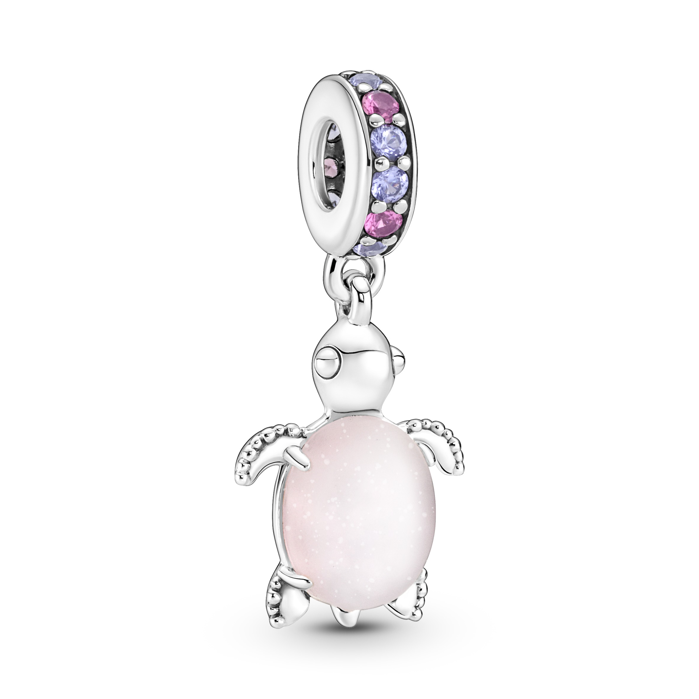 Pandora - Murano Glass Pink Sea Turtle Dangle Charm