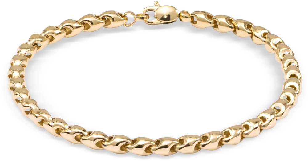 Monzario armband 838 14krt geelgoud van 19.5 cm