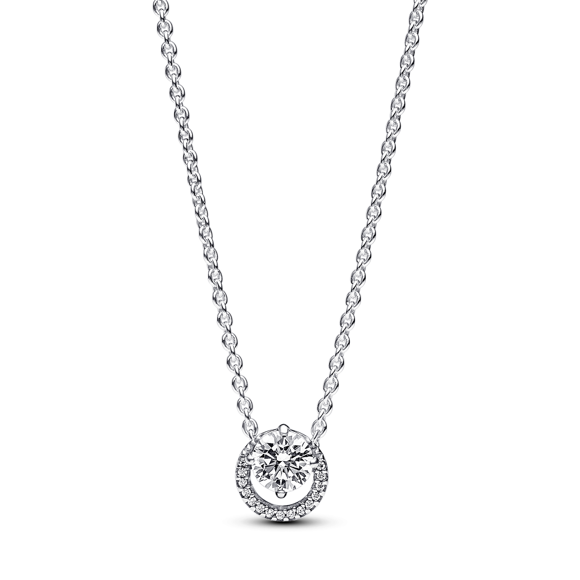 Pandora - Collier met zirconia hanger, 45cm