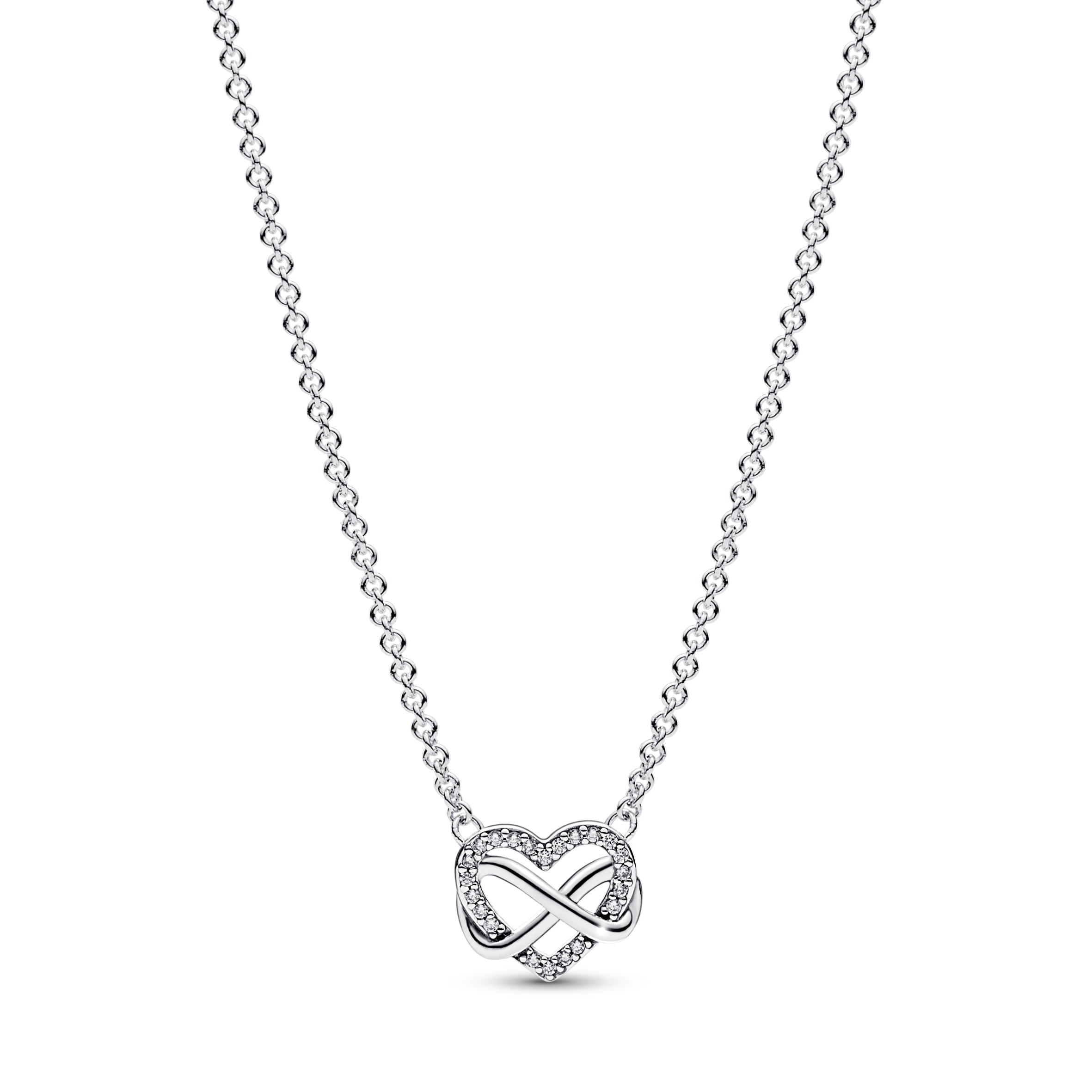 Pandora - Zilver Infinity Heart collier 50cm - 392620C01-50