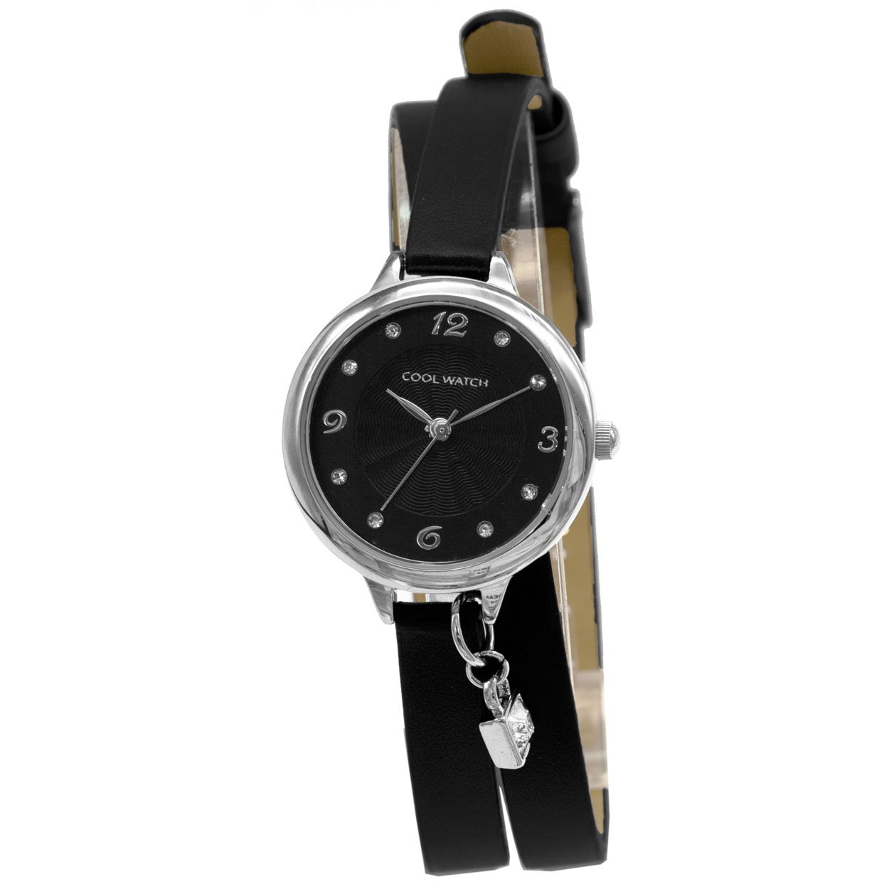 Coolwatch 260 dames horloge 

Algemeen
Geslacht: dames
Model: CW.260

Voordelen
- wijzerplaat zwart met sier diamanten
- band PU leder zwart
- extra harde duurzame laag
- spat waterdicht: handenwassen, regen
- quartz
- maat kast 29mm (breedte) 8mm (dikte)