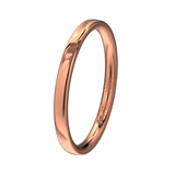 14krt roodgouden aanschuifring van 2 mm breed en 1.5mm dik.