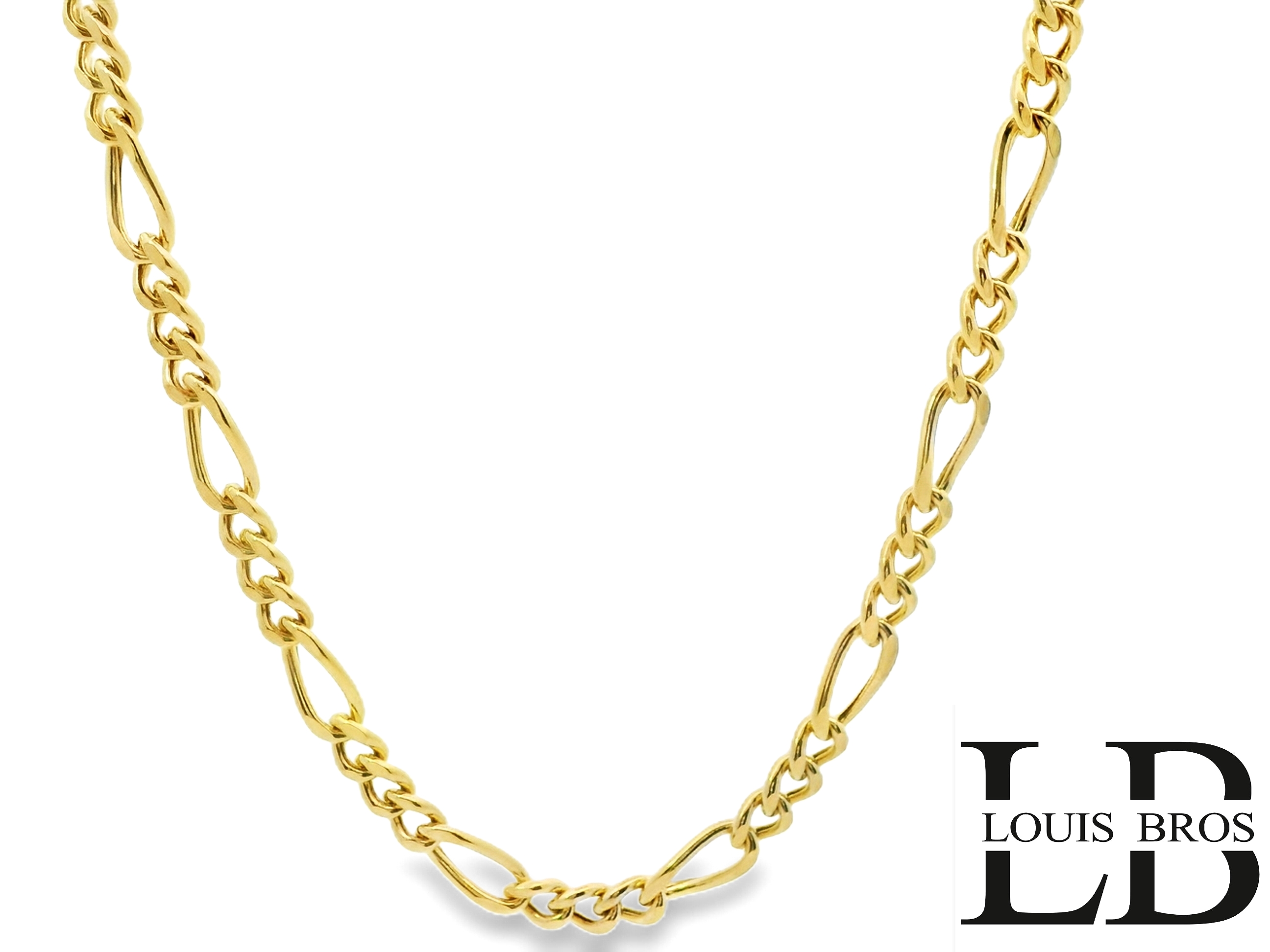 Voeg een klassiek sieraad toe aan je collectie met dit prachtige geelgouden collier, uitgevoerd in een elegante Figaro schakel. Vervaardigd uit 14 karaat goud (11.09 gr), straalt dit collier luxe en vakmanschap uit.

De Figaro schakel is een geliefd en herkenbaar patroon van afwisselend korte en langere schakels, wat het collier een stijlvolle en tijdloze uitstraling geeft. De warme kleur van het geelgoud maakt dit collier tot een echte eyecatcher, terwijl het stevige ontwerp zorgt voor een comfortabele en duurzame draagervaring.

Geschikt voor zowel dames als heren – dit collier is een veelzijdig accessoire dat zowel solo gedragen als gecombineerd met een hanger of andere sieraden prachtig tot zijn recht komt.

Kenmerken:

Materiaal: 14 karaat geelgoud

Schakeltype: Figaro schakel (afwisselend 3 korte & 1 lange schakel)

Design: Tijdloos & stijlvol

Geschikt voor: Unisex

Sluiting: karabijnsluiting 

Draagmoment: Zowel dagelijks als bij speciale gelegenheden
Verkrijgbaar vanaf 40 cm!