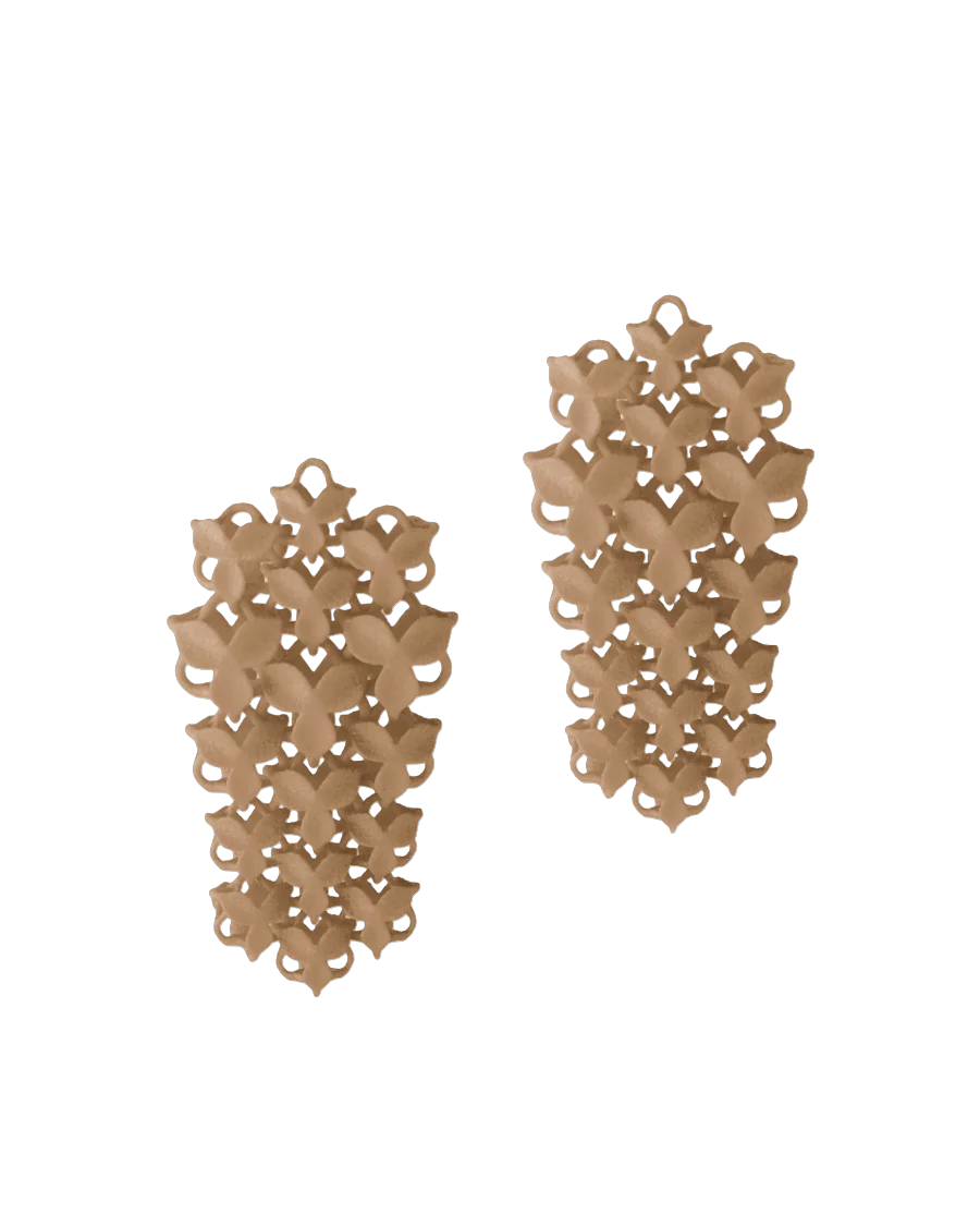 Fabnora Blossom small oorring hanger classic beige