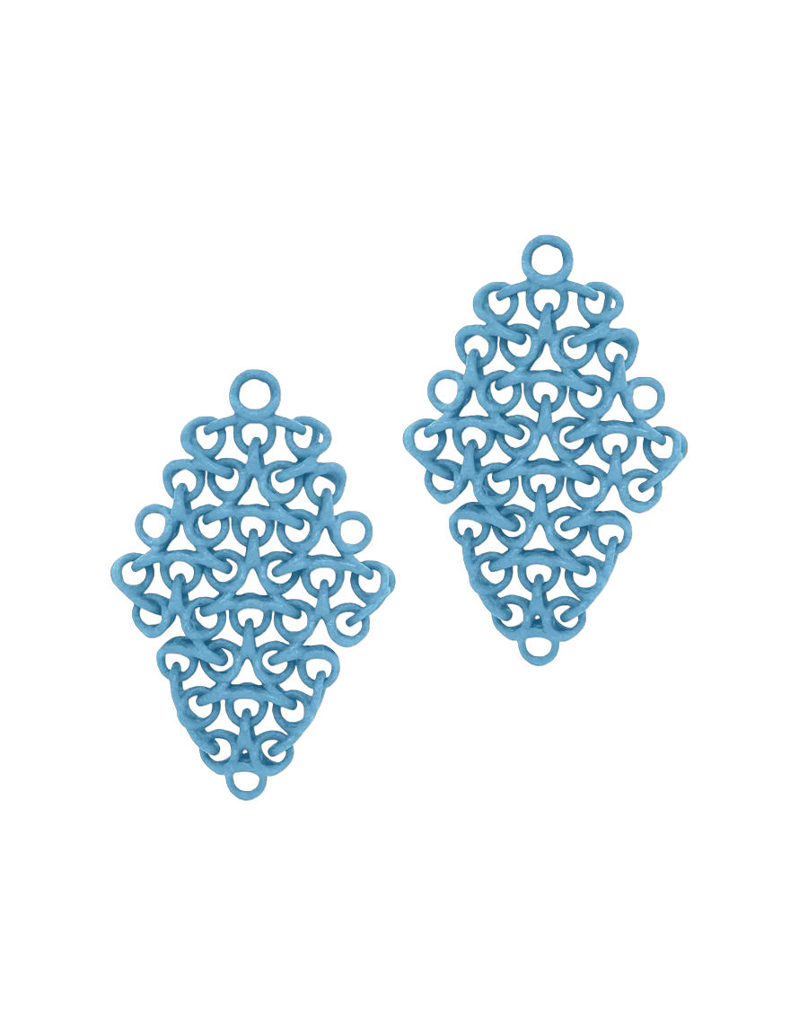 Fabnora Rondo oorring hanger topaz blue