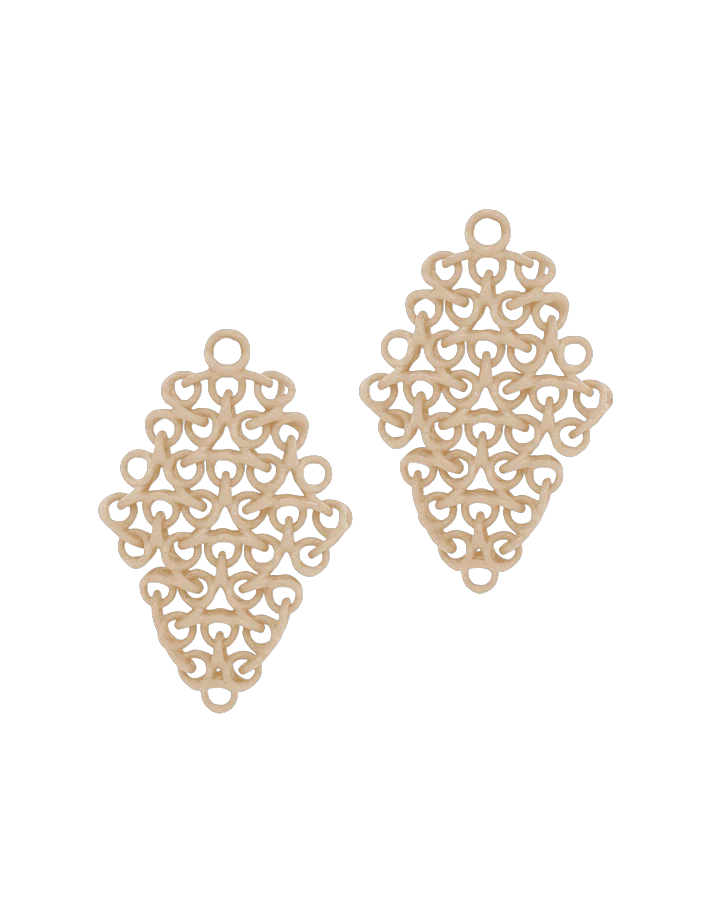Fabnora Rondo oorring hanger classic beige
