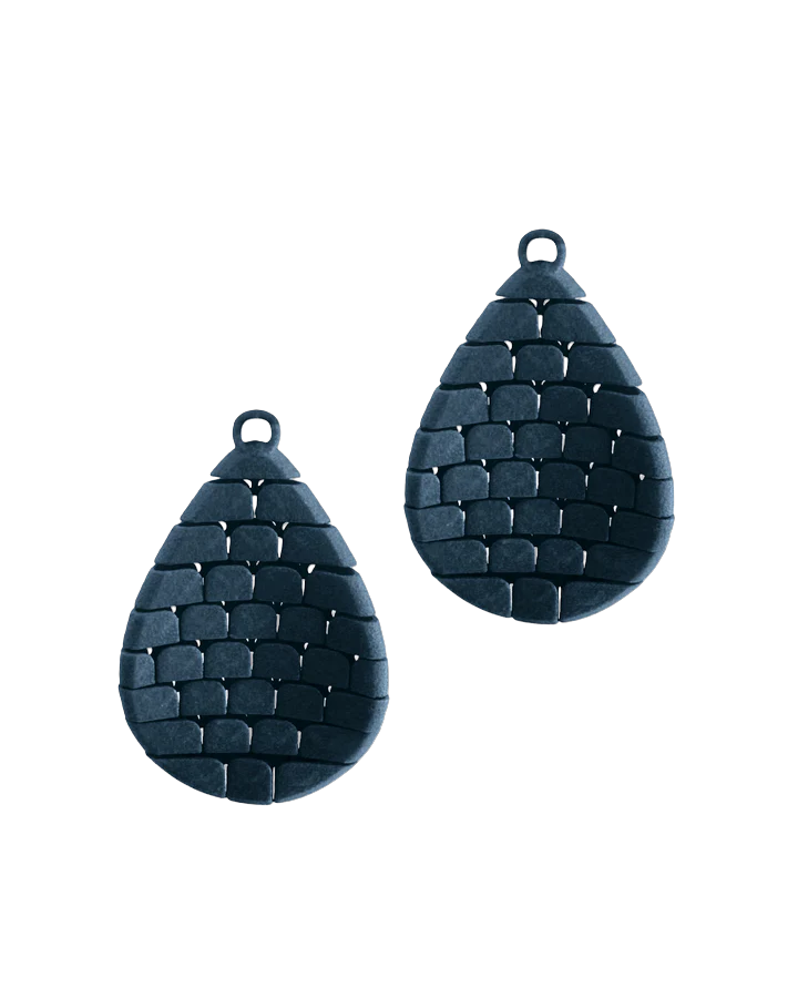 Fabnora scala oorring hanger midnight blue