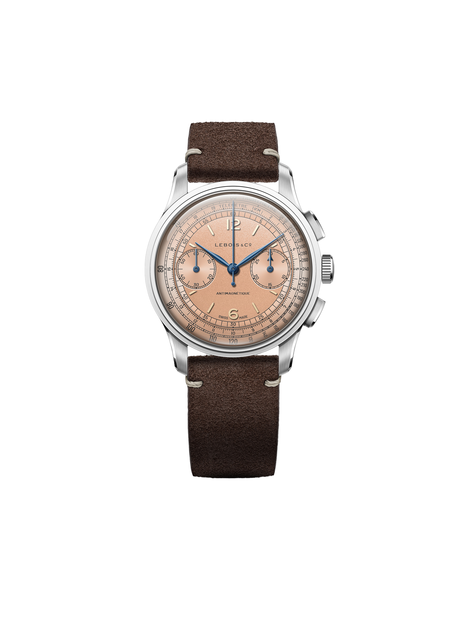 Adding a unique, modern dash of style, the Heritage Chronograph pays homage to this golden era of mechanical precision.


