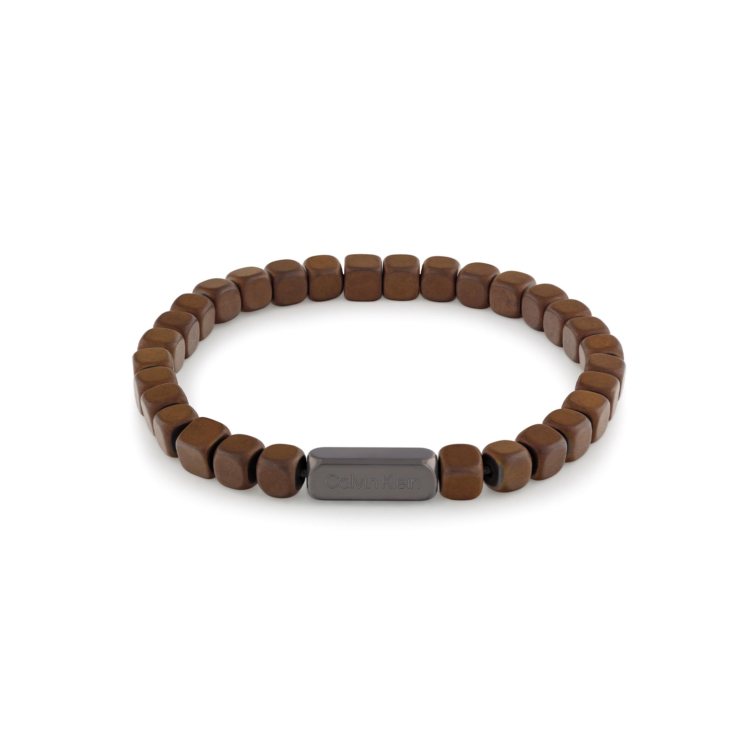 Calvin Klein CJ35100061 Heren Armband Hematiet 19,5cm
Deze heren armband van Calvin Klein met nr CJ35100061 heeft een stoer uiterlijk. De armband heeft vierkant geslepen bruine hematiet kralen op elastiek geregen met in het midden een gunmetal stalen tussenstuk. De armband heeft een gemiddelde lengte van 19,5cm en is rekbaar doordat hij van elastiek is. Leuk te combineren met andere sieraden uit de serie van Calvin Klein.

OVER CALVIN KLEIN
Calvin Klein is een wereldwijd lifestylemerk dat gewaagde, vooruitstrevende idealen en een verleidelijke, vaak minimalistische, esthetiek nastreeft. Calvin Klein werd groot in de jaren 70 door haar mode- en merkjeans collecties. In de jaren 80 lanceerde Calvin Klein haar spraakmakende ondergoed dat uitdrukkelijk van logo ’s voorzien was. Vanwege het grote succes is het merk ook succesvol uitgerold in Accessoires, Parfums, Home, Brillen, Golf, Horloges en Sieraden.
Sinds de oprichting in 1968 door Calvin Klein, heeft het merk haar reputatie opgebouwd als leider in de Amerikaanse mode, dankzij een cleane esthetiek en innovatieve ontwerpen. Calvin Klein wil haar publiek verleiden en inspireren door middel van provocerende beelden en opvallende ontwerpen die prikkelen. 

SPECIFICATIES:
- Heren armband hematiet kralen
- 19,5cm verstelbaar
- Bruin
- Gematteerd