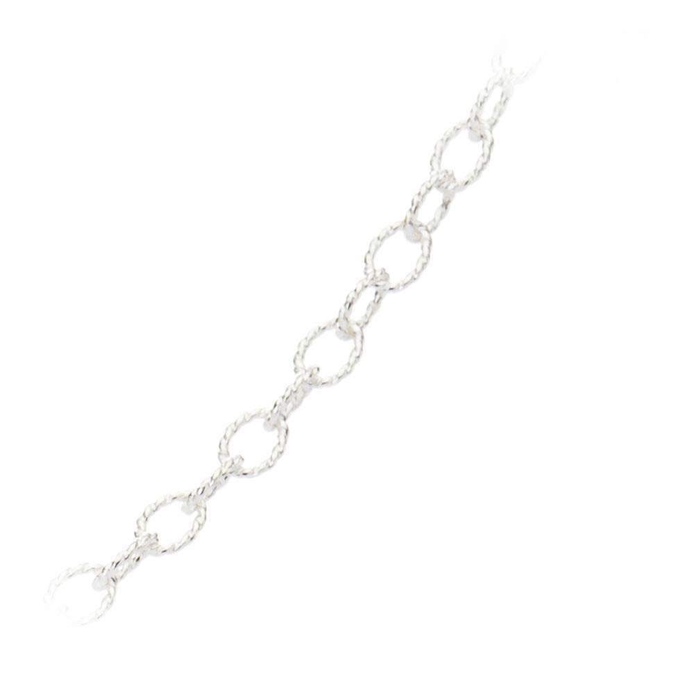 Een zilveren collier Brigitte Adolph 60cm lang