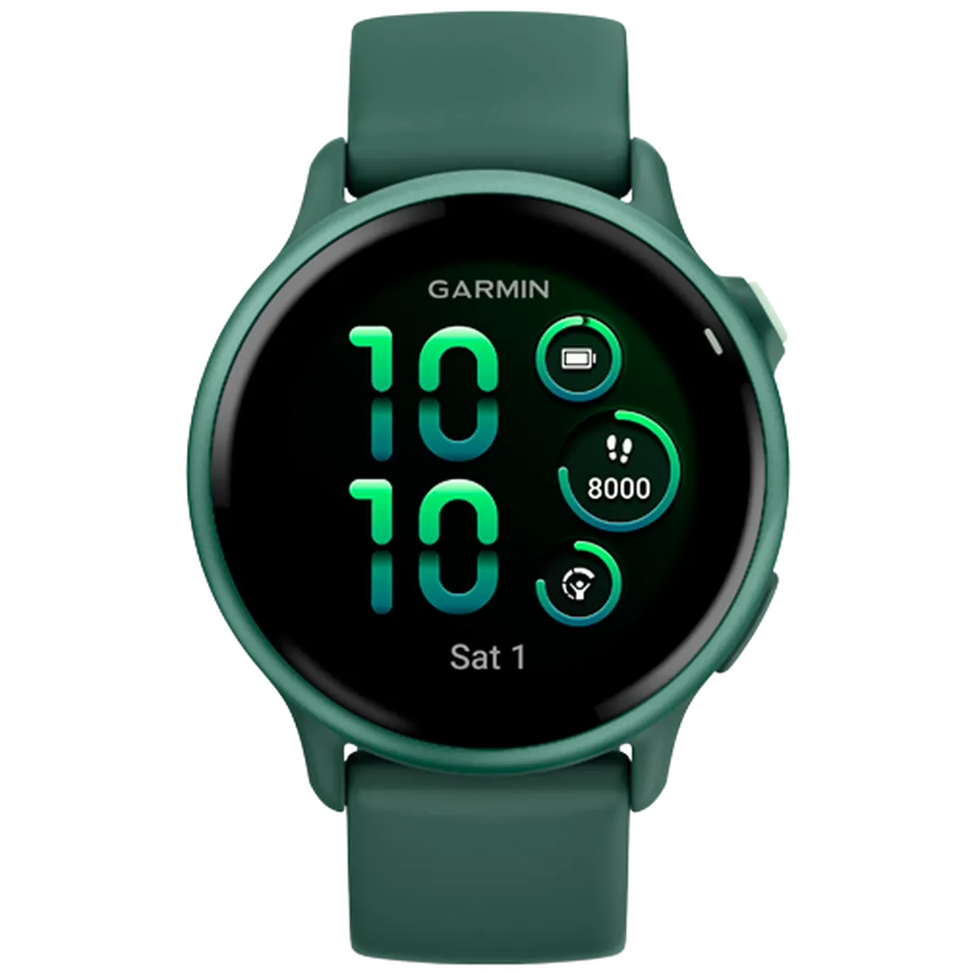 Garmin Vivoactive 6 Metallic Jasper Green met Jasper Green band 010-02985-02