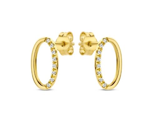 De Swing jewels Gouden oorknoppen, modelnummer SWGDE0001-Y, zijn stijlvolle stud oorbellen van geelgoud. Deze juwelen zijn perfect voor dagelijks gebruik of speciale gelegenheden. Combineer ze met andere gouden accessoires voor een samenhangende look. De subtiele elegantie van de oorknoppen maakt ze een veelzijdige aanvulling op elke sieradencollectie.