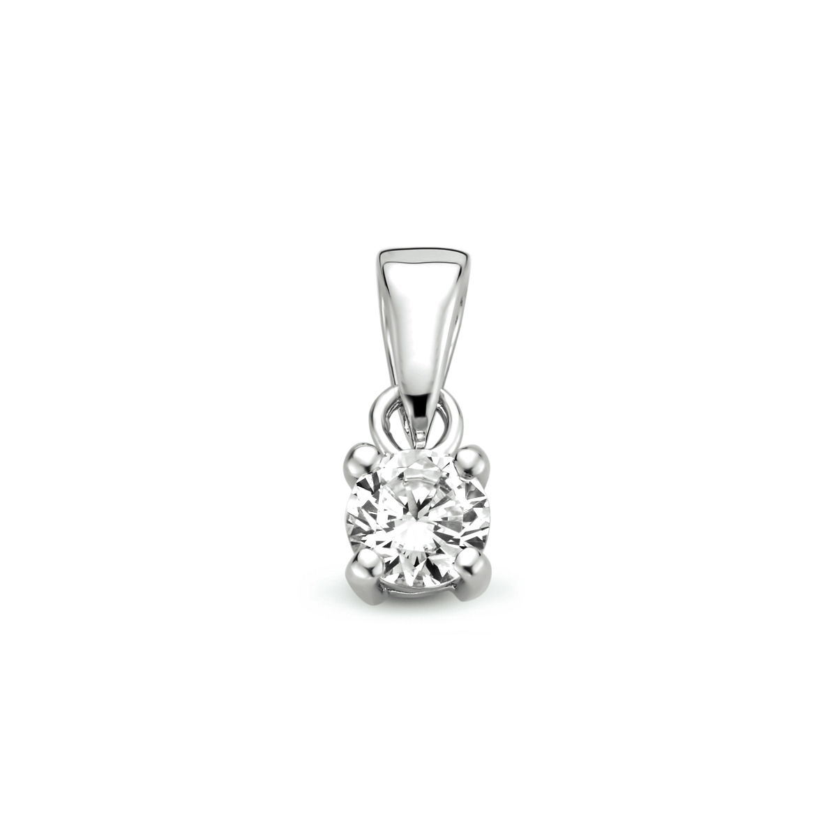 hanger zirkonia zilver gerhodineerd