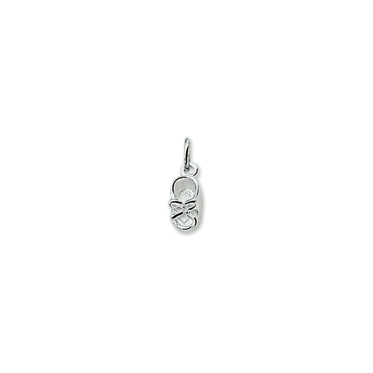 hanger babyschoen zilver gerhodineerd