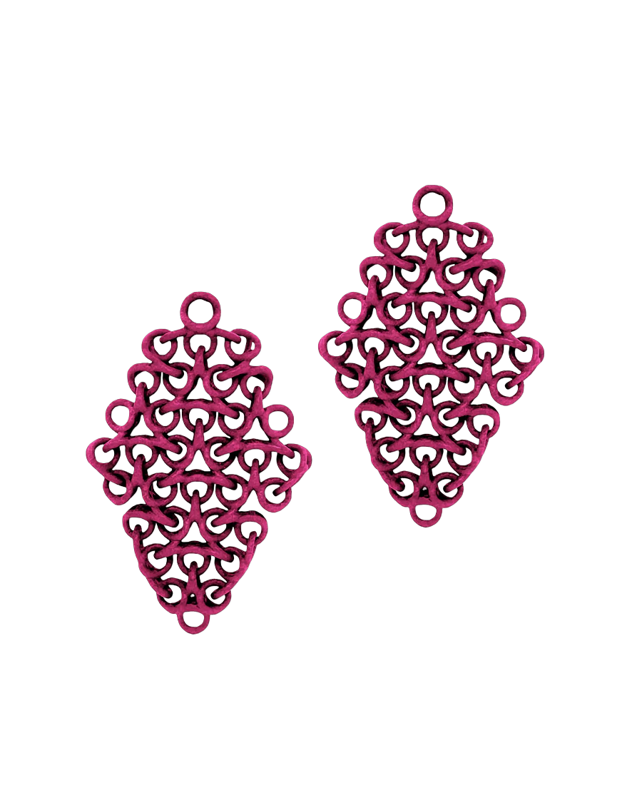 Fabnora Rondo oorring hanger summer wine