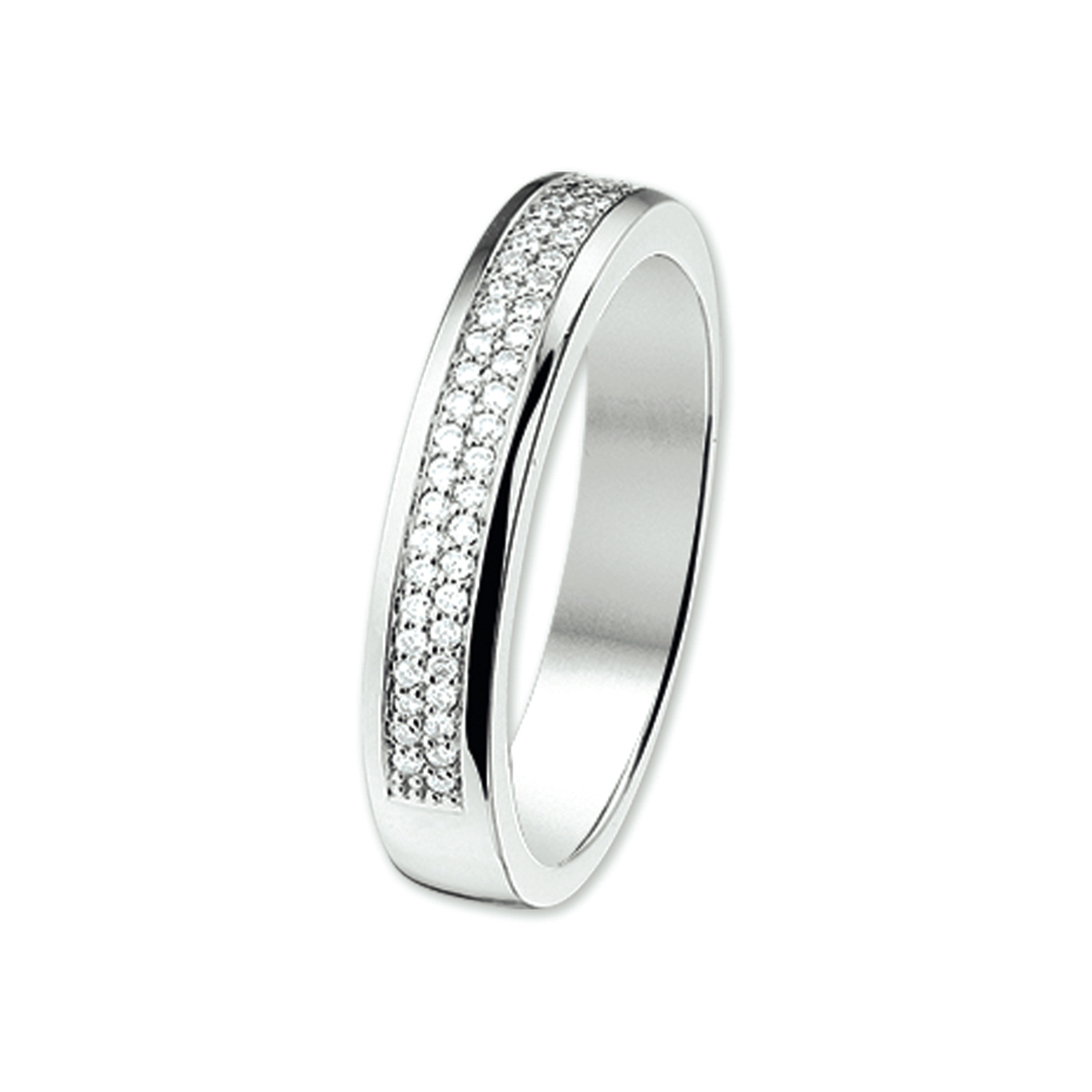 ring diamant 0.25ct h si 14K witgoud