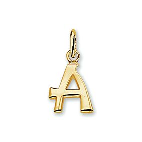 Creeer een heel persoonlijk collier met deze letter hanger. Kies de initialen van een dierbare je geliefde of misschien wel gewoon die van jezelf! Details: Geelgouden hanger met de letter A met een afmeting van 13x8.5mm.
