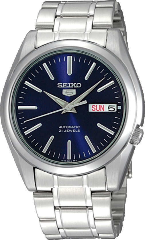 Dit herenhorloge is van het merk Seiko. Het is een analoog horloge gemaakt van staal. De diameter van de kast is 38 mm en de kast is 10.5 mm dik.
De verdere specificaties van het horloge zijn als volgt:
Glassoort: hardlex mineraal glas
Bandbreedte: 18
Kastmateriaal: staal
Waterdichtheid: 3 ATM
Techniek: automaat